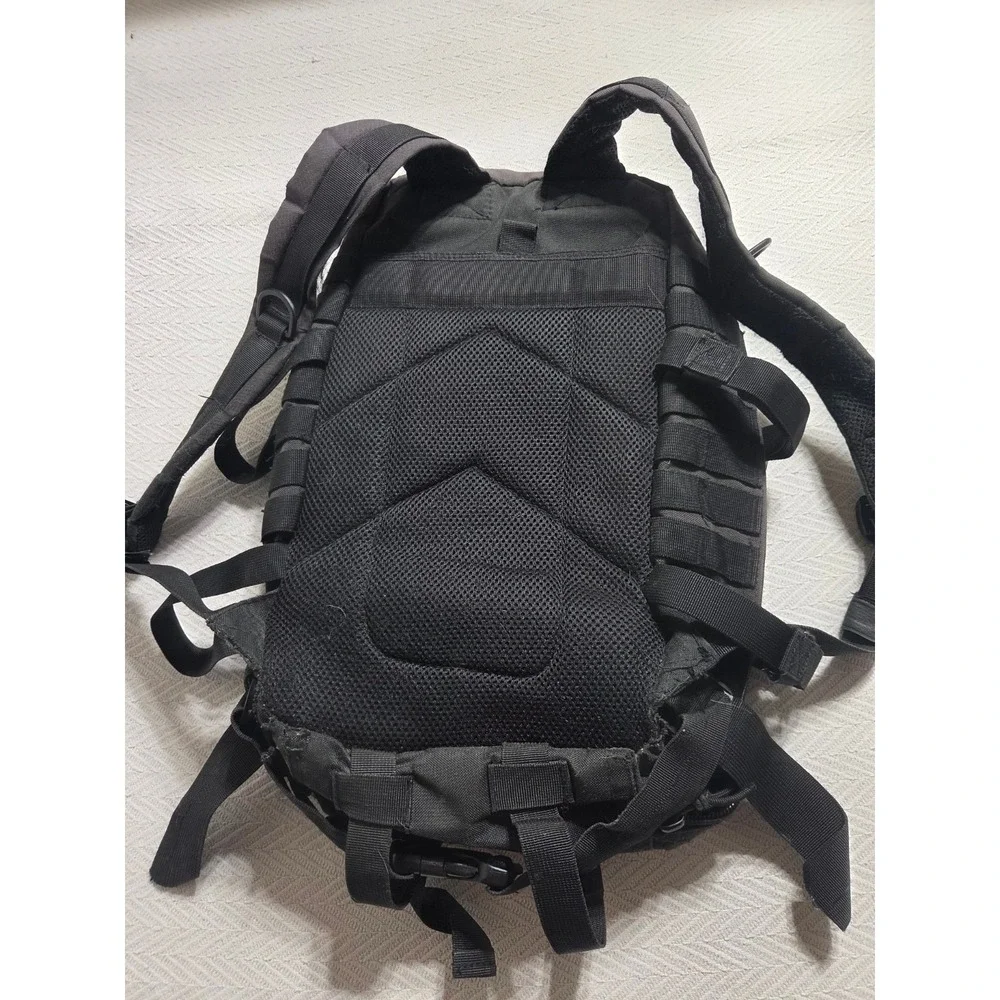 Red Rock Outdoor Gear Tactical MOLLE Backpack Black 15